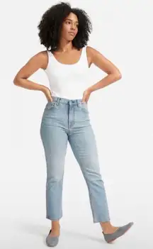 Everlane Curvy Cheeky Crop Jean. Small mark on back (pictured)