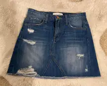 Jean Mini Skirt