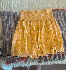 Hippie Rose Yellow Boutique Skirt