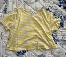 PS Basics Striped Crop Top