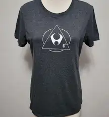 Hylete tri-blend charcoal crewneck tee size xl