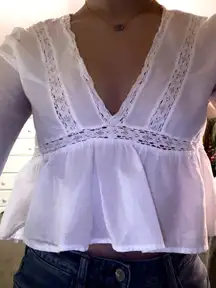 White Lace Blouse