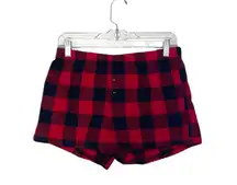 Wondershop At  Red & Black Buffalo Plaid Sleep Shorts