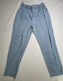 Zara Women's Basic Denim Jeans Blue Women's Size L
