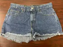 Size 11 Junior Dark Wash Shorts