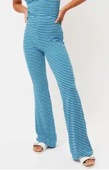 Frankies Bikinis Johnson Striped Pant Size Medium