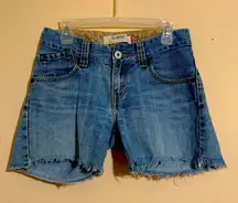 Levi's 504 slouch jean shorts
