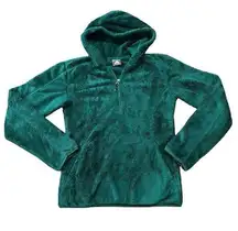 Nike ACG Green Sherpa 1/4 Zip Up Hoodie Size Small