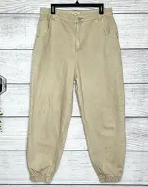 Forever 21 Khaki Jogger Pants Tan Jeans Women’s Size 31