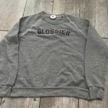 Glossier Gray crewneck
