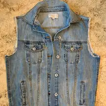 Band of Gypsies  Sleeveless Denim Waistcoat Vest XS