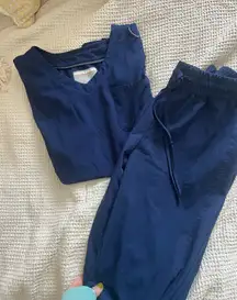Skechers Navy Blue Scrub Set