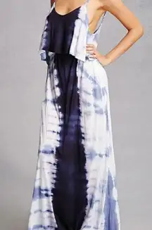 NWT Boho Me tie Dye Maxi Dress Size L