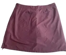 Patagonia skort maroon burgundy size zip size 6