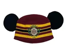 Disneyland Hollywood Tower Of Terror Hotel Bellhop Mickey Ears Knit Bean…