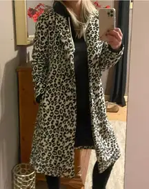 Leopard Animal Print Coat 