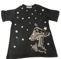 The Bar C A Lovestock Ranch by Christian Audigier XXL Stars Mushroom Psychedelic Tee