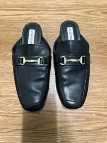 Steve Madden Black Mule
