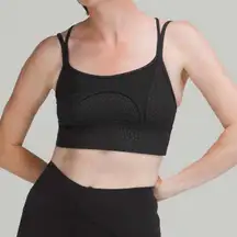 LULULEMON NULU & MESH BLACK YOGA SPORTS BRA