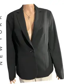 Jones New York Black  Stretch Blazer Size 10