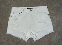 Aeropostale White Jean Shorts