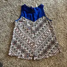 🌺 Marshalls patterned chiffon tank top