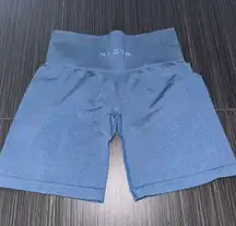 blue  pro seamless shorts