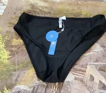 Cupshe  black bikini bottoms size medium