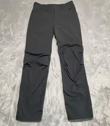 REI Coop Pants Womens 6 Black Hiking Stretch Quick Dry Travel Articulated Knees
