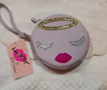 NWT Betsey Johnson Lavender Angel Wristlet…