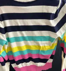 THML Striped Turtleneck Sweater Small Multicolor lightweight