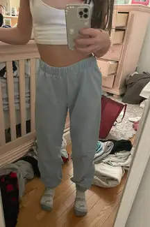 Blue  sweatpants