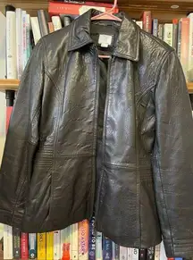 Apt 9 lambskin leather jacket