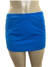 Lands End Size 6 Blue Swim Skirt With Attached Bikini Bottom. New Without Tags.