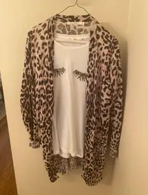 Leopard Print Cardigan