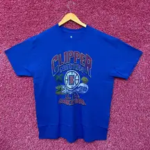 Clipper Nation LA Basketball NBA Team Beach Tailgate Tee L