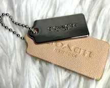 COACH Replacement Hang Tag Key Fob Bag Charm