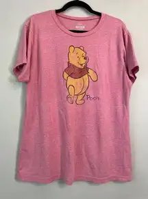 Disney , Size Ladies XL, Heather Pink Winnie the Pooh Tee Shirt, Super Soft