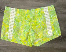 Lilly Pulitzer Liza Crazy Cat House Shorts Women's‎ Size