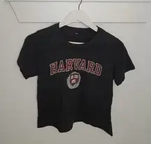Harvard cropped tee