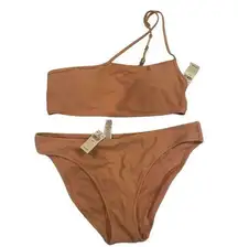 Aerie one shoulder bikini set