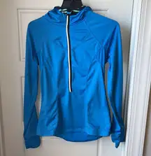 Blue Lucy Pullover Jacket Size Medium