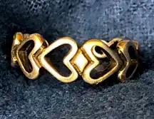 Retired Silpada 925 Silver Hearts Toe Ring