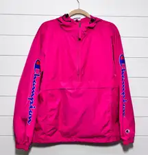 Champion Women Pink Lightweight windbreaker Jacket Size M‎