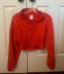 Aerie OFFLINE Sweatshirt by Quarter-Zip Cropped