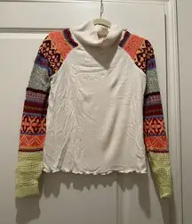 Free People Long Sleeve Patchwork
