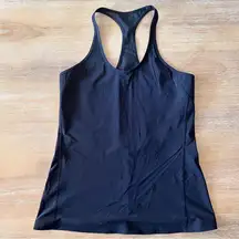 Lululemon Perforated Black Racerback Tank Top