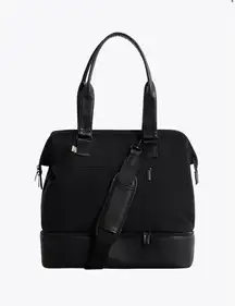 BEIS Mini Weekender Black Travel Bag