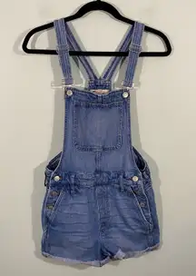 Madewell Women's Blue Denim Adirondack Short Overalls Size XS #K9376