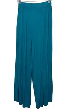 Free People Beach green wide leg pants size Small‎